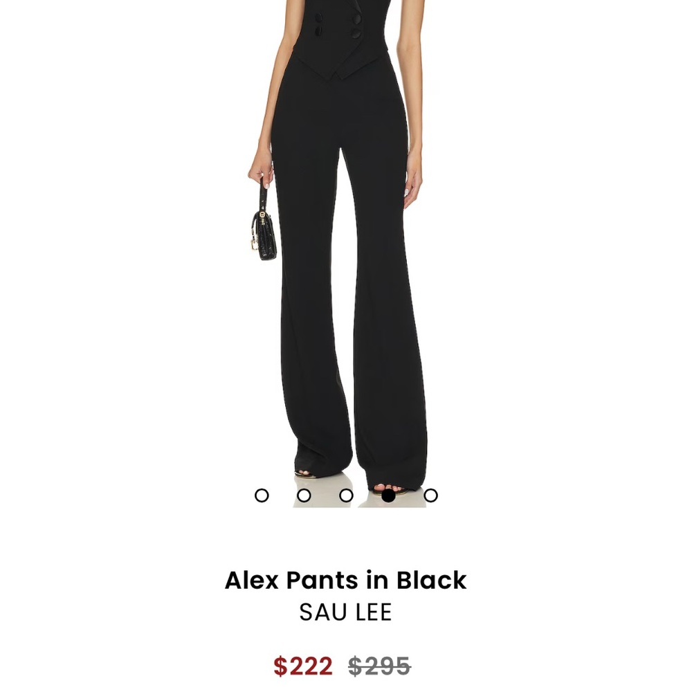 Sau Lee Alex Pants in Black